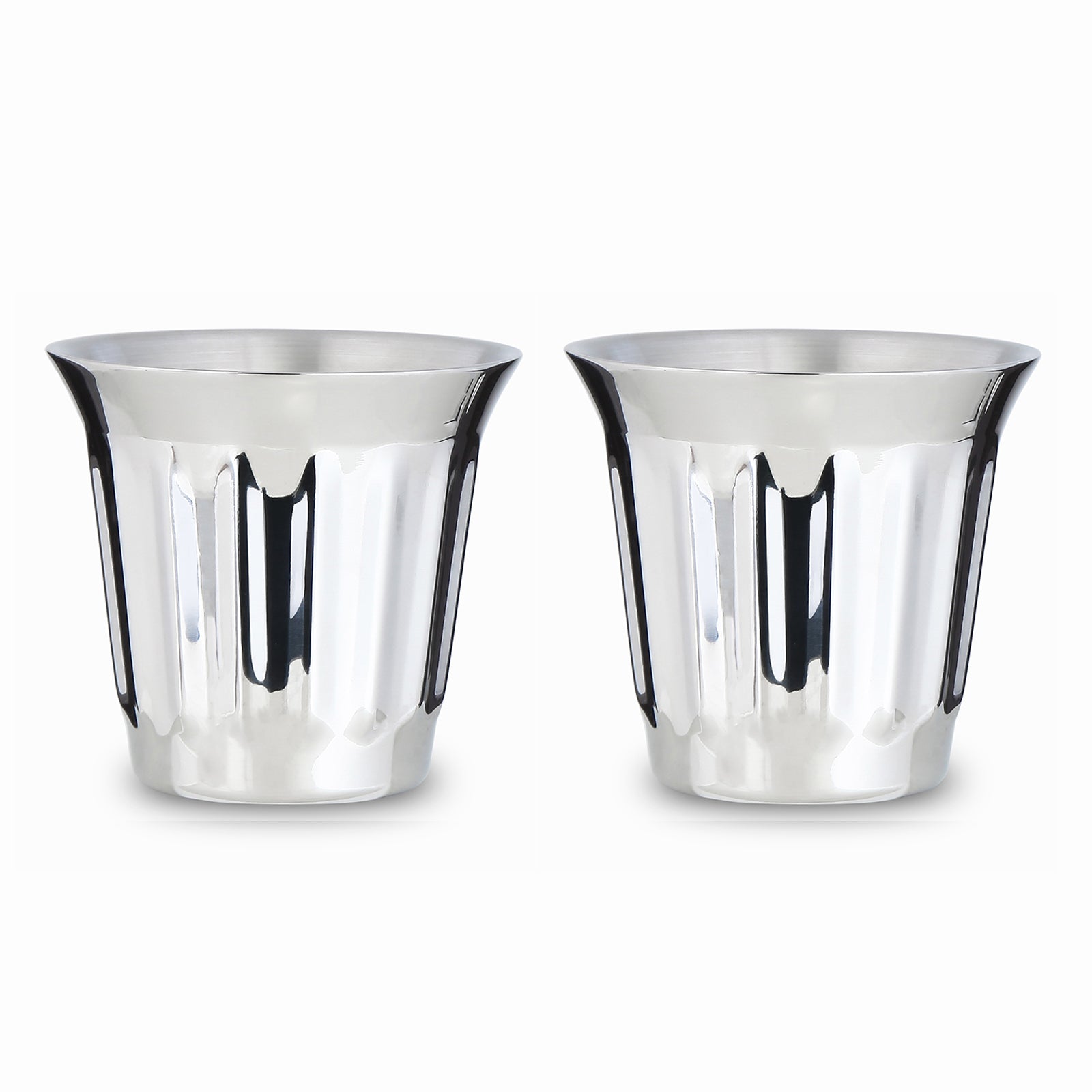 Easyworkz Stainless Steel Espresso Cup 2pcs Set Double Wall Insulated