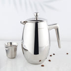 Easyworkz Nando Cafetière à Piston Isotherme à Double Paroi en Acier Inoxydable 304