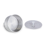 Easyworkz Stainless Steel Coffee Funnel Filter and Reducer Set, 4 - 12 Cup, Espresso Maker Replacement