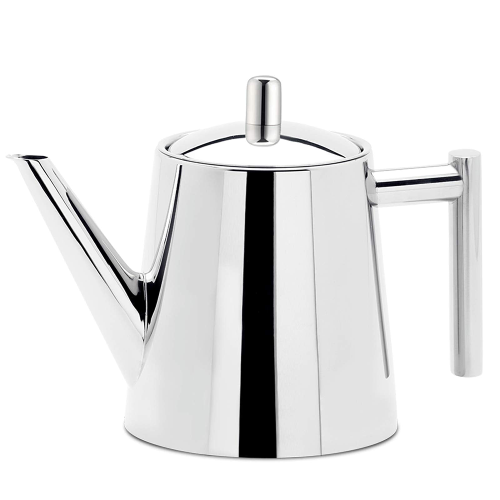 Easyworkz Stainless Steel Teapot with Removeable Infuser Stovetop Tea Maker for Fruit Herbal and Infusion Tea, 34 fl.oz / 1000ml / Double Wall (Not Applicable for Stovetops)