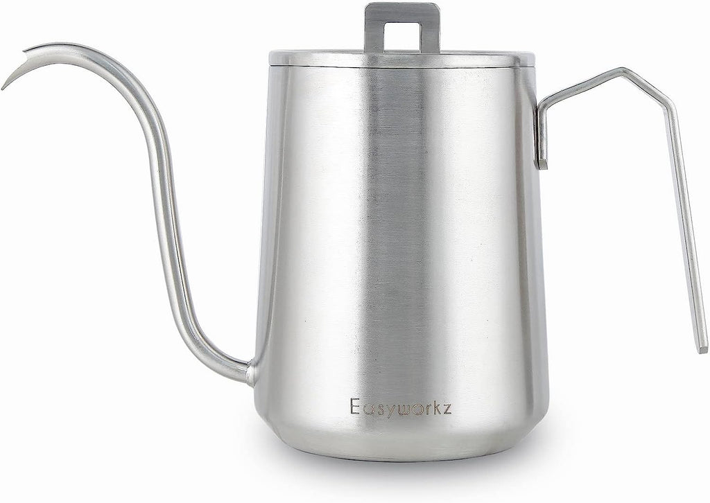 Gooseneck Pour Over Coffee Kettle 20 oz Stainless Steel Hand Drip Coffee Pot With Long Narrow Spout