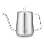 Easyworkz Gooseneck Pour Over Coffee Kettle 30 fl oz / 900 ml Stainless Steel Hand Drip Coffee Pot with Long Narrow Spout Suitable for Induction Cookers, Silver
