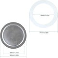 Easyworkz Stainless Steel Coffee Silicone Gasket Seals and Filter Screen, 4 - 12 Cup, Espresso Maker Replacement