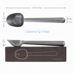 Easyworkz Stainless Steel Long Hollow Handle Coffee Scoop 7g Measuring Spoon for Ground Coffee and Loose Leaf Tea, Vintage