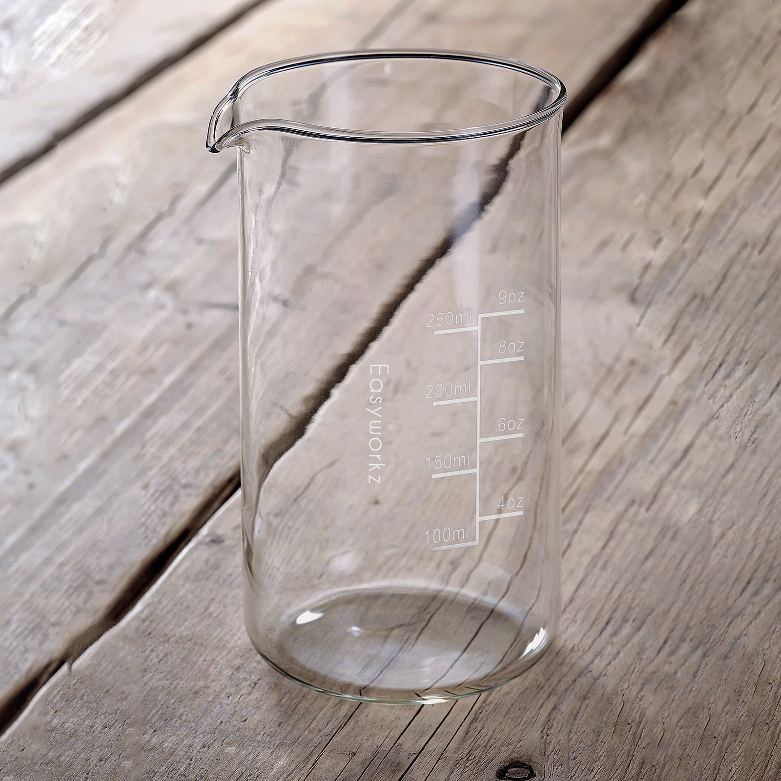 Easyworkz Borosilicate Glass Replacement Beaker for Easyworkz French Press Coffee Maker