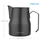 Easyworkz Espresso Steaming Pitcher Stainless Steel Coffee Frothing Picther Milk Jug Cappuccino Latte Art Cup