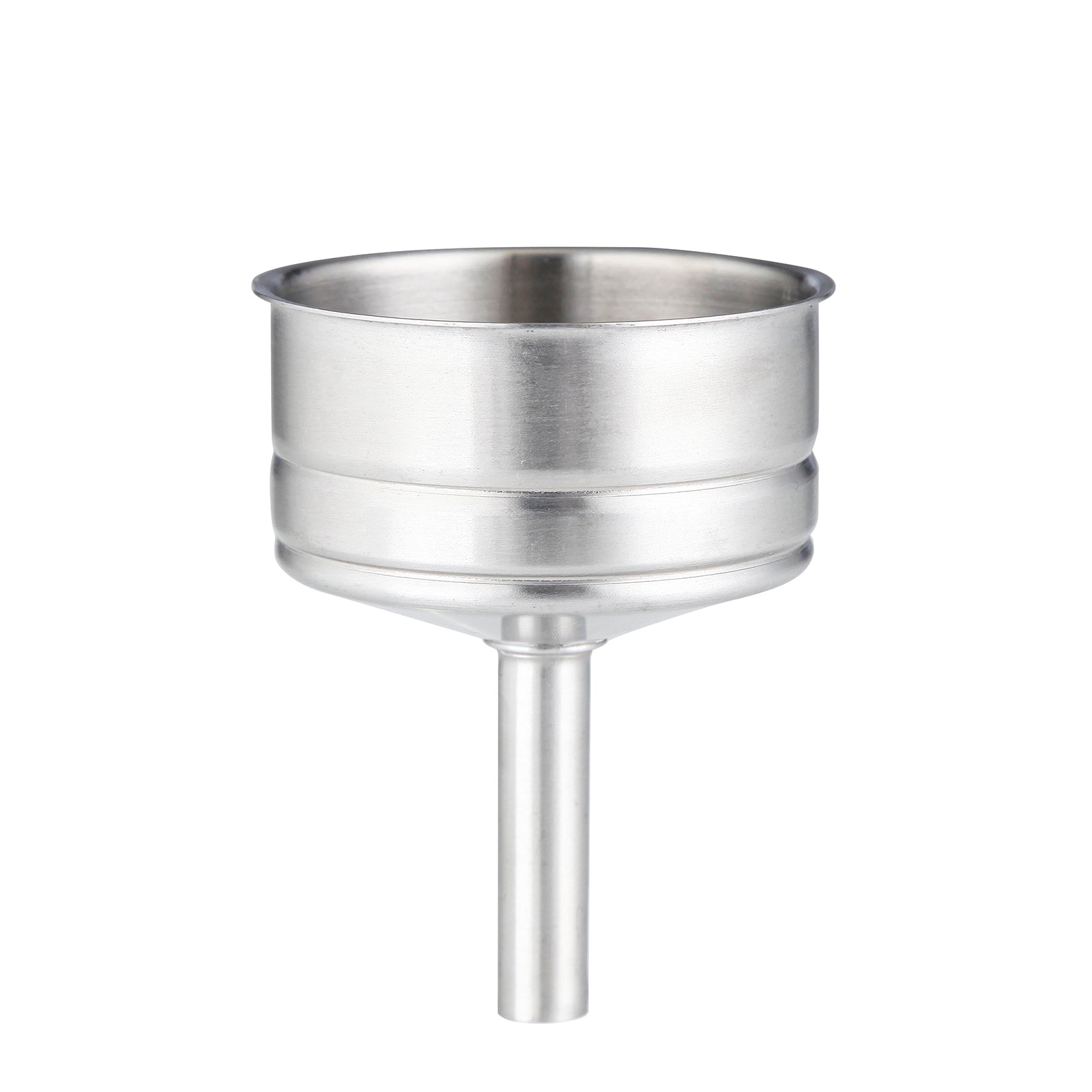 Easyworkz Stainless Steel Coffee Funnel Filter and Reducer & Set of Silicone Gasket Seals and Filter Screen, Espresso Maker Replacement