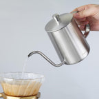 Easyworkz Gage Gooseneck Pour Over Coffee Kettle Stainless Steel Hand Drip Coffee Pot With Long Narrow Spout