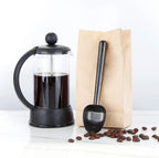 Easyworkz Stainless Steel Long Hollow Handle Coffee Scoop 7g Measuring Spoon for Ground Coffee and Loose Leaf Tea