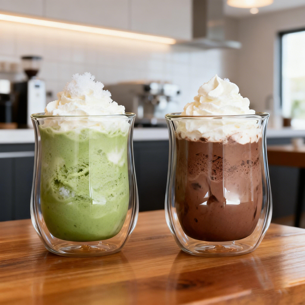 Easyworkz Double Walled Glass Coffee Mugs,Set of 2, Clear Borosilicate Glass Cups for Coffee, Tea, Whiskey, Cocktails