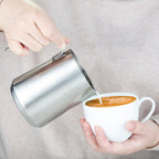 Espresso Steaming Pitcher Stainless Steel 20 oz Coffee Frothing Picther Milk Jug Cappuccino Latte Art Cup