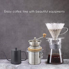 Easyworkz Gage Gooseneck Pour Over Coffee Kettle Stainless Steel Hand Drip Coffee Pot With Long Narrow Spout