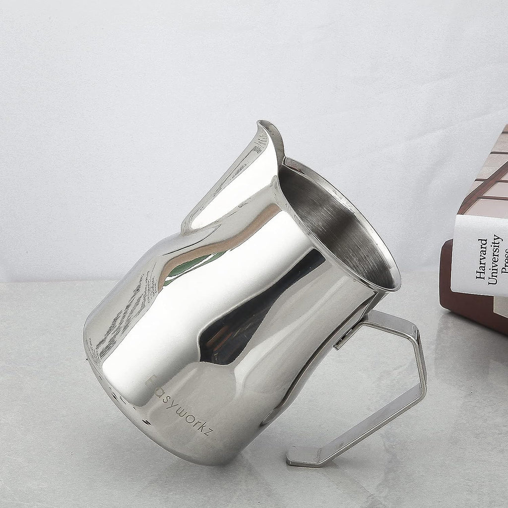 Easyworkz Espresso Steaming Pitcher Stainless Steel Coffee Frothing Picther Milk Jug Cappuccino Latte Art Cup