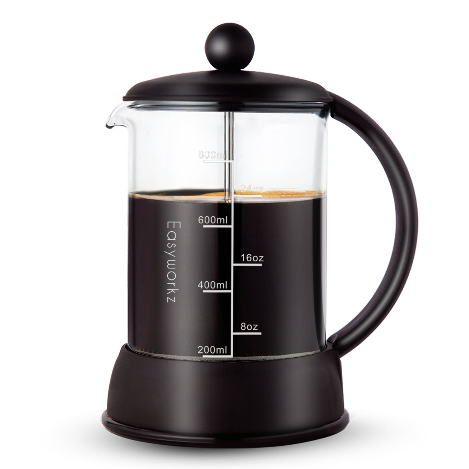 Easyworkz Eclipse French Press Coffee Tea Maker with Borosilicate Glas