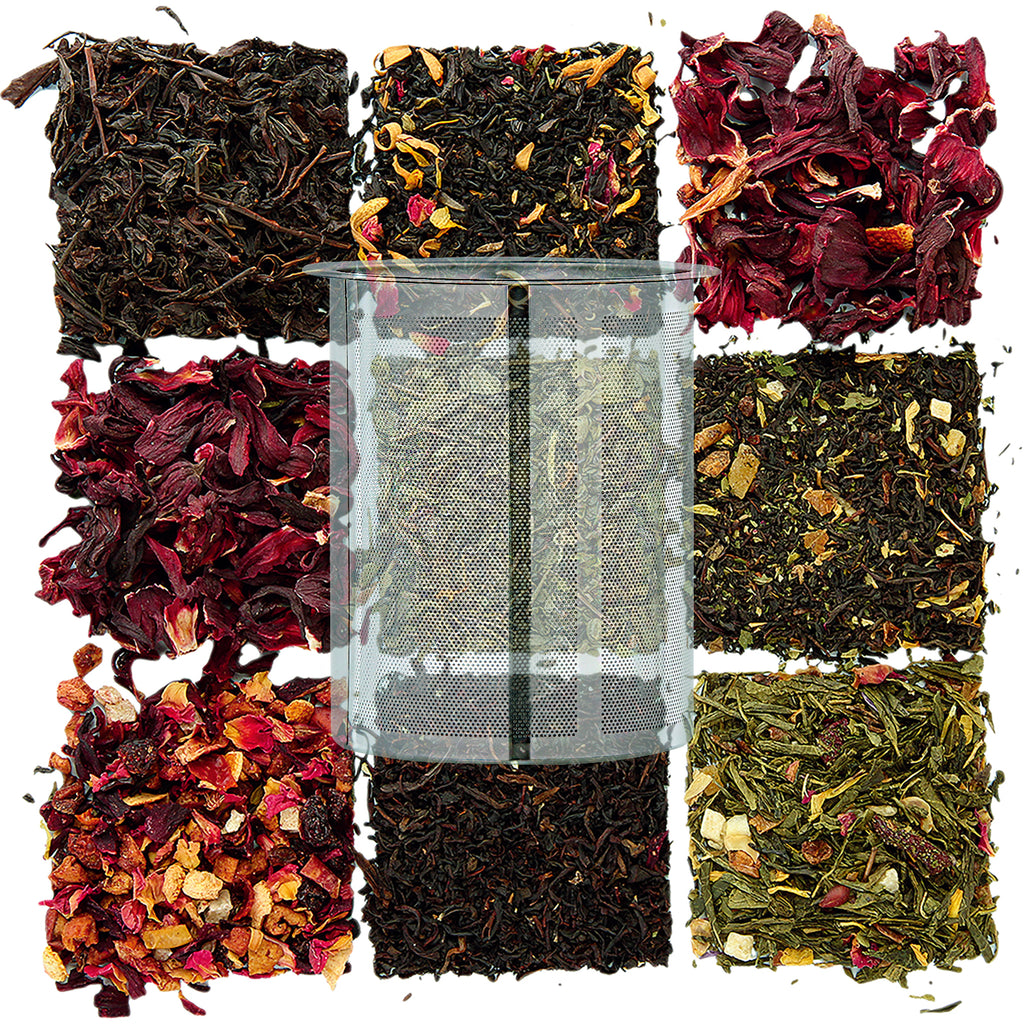 Easyworkz Borosilicate Glass Teapot 50oz / 1500ml with Large Stainless Steel Removable Loose Tea Infuser for Fruit Herbal and Infusion