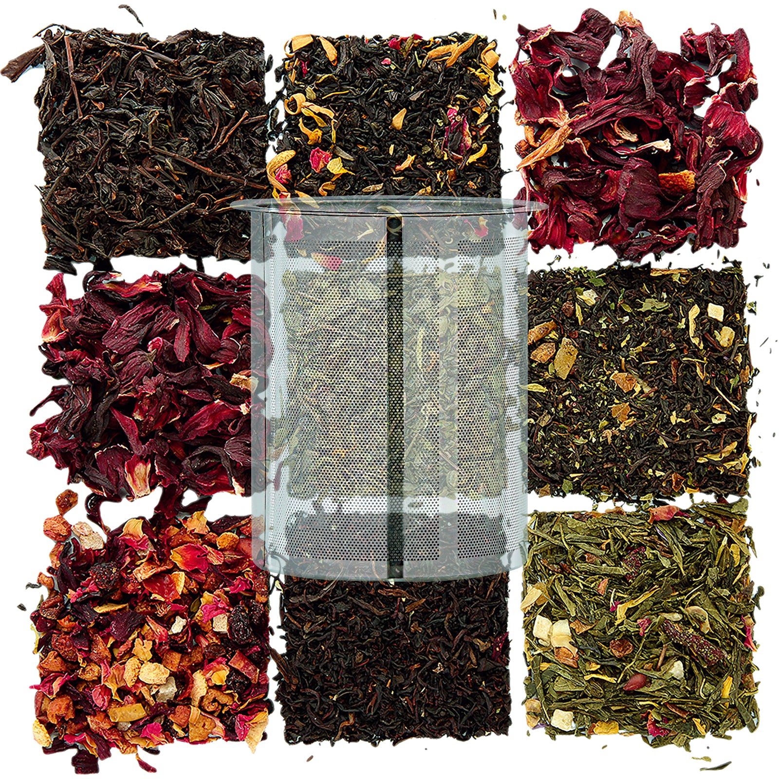 Easyworkz Borosilicate Glass Teapot 50oz / 1500ml with Large Stainless Steel Removable Loose Tea Infuser for Fruit Herbal and Infusion