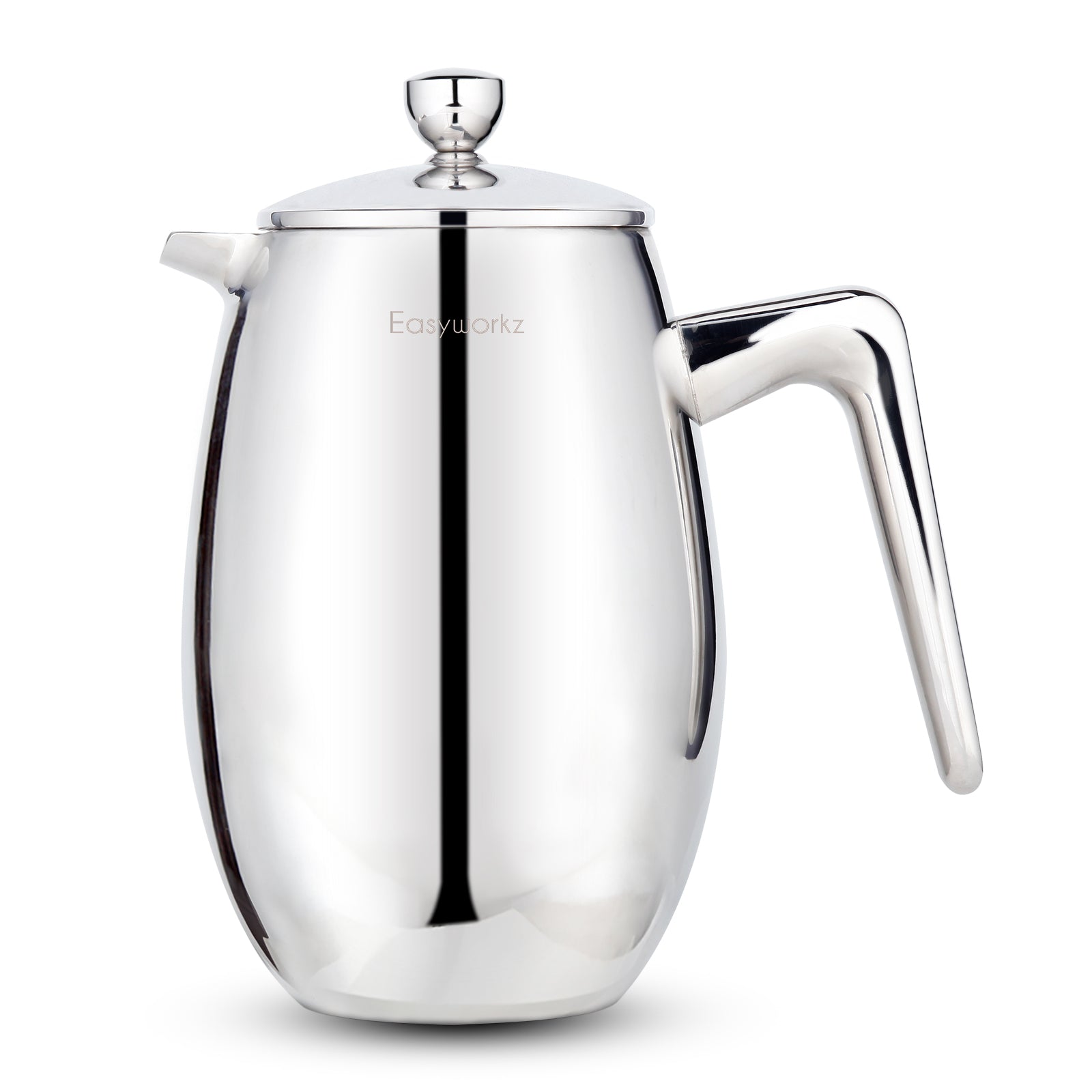 Easyworkz Nando French Press 23 fl.oz / 700ml Doppelwandige isolierte Thermo-Kaffeemaschine 304 Edelstahl Cafetiere