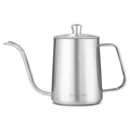 Easyworkz Gage Gooseneck Pour Over Coffee Kettle 12 fl.oz / 350 ml Stainless Steel Hand Drip Coffee Pot With Long Narrow Spout, Silver
