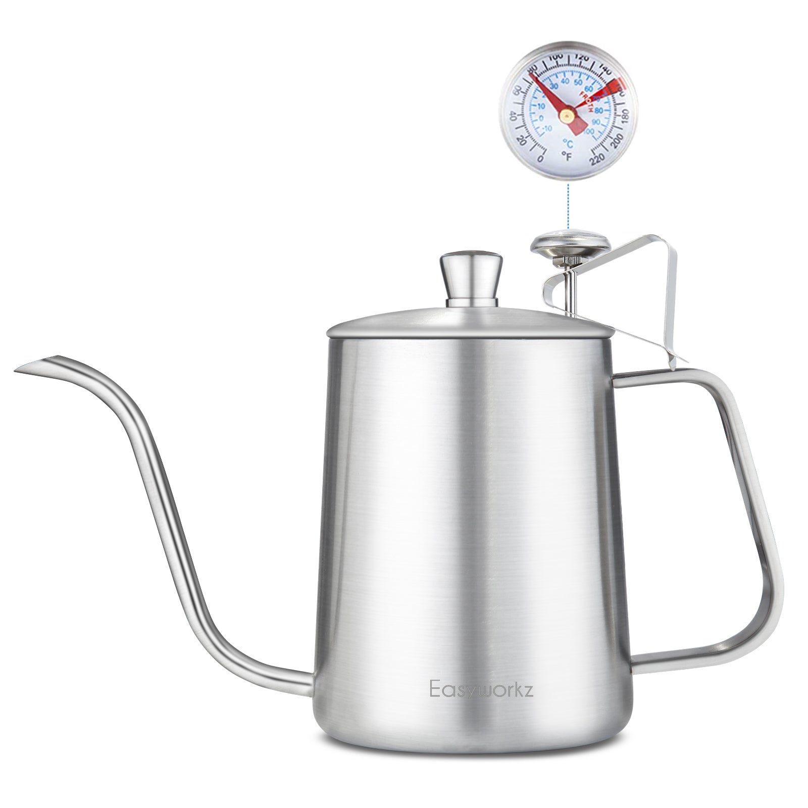 Easyworkz Gage Gooseneck Pour Over Coffee Kettle 20 fl.oz / 600 ml wit