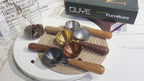 Easyworkz Retro Stainless Steel Coffee Spoon With Black Walnut Handle 10g Measuring Spoon, Gunmetal