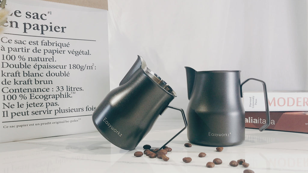 Easyworkz Espresso Steaming Pitcher Stainless Steel Coffee Frothing Picther Milk Jug Cappuccino Latte Art Cup