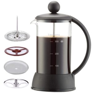 Easyworkz Diego Stovetop Espresso Maker Stainless Steel Italian Coffee  Machine Maker 4Cup 6.8 oz Induction Moka Pot